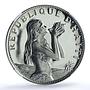 Haiti 50 gourdes Woman with Shell Mark Left KM-104.1 PF 68 NGC silver coin 1973