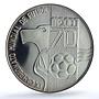 Mexico Football World Cup Eagle Obv. Jules Rimet 23g PF 68 NGC silver medal 1970