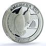 Samoa American 5 dollars America Cup RE KM-2 Ship PF 68 NGC silver coin 1988