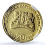 Bulgaria 20 leva Virgin Mary w/ Jesus KM-269 Madonna PF 69 NGC gold coin 2003