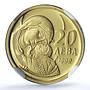 Bulgaria 20 leva Virgin Mary w/ Jesus KM-278 PF 69 NGC gold coin 1999