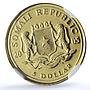 Somalia 5 dollars Youth Day Cologne Pope Benedict XVI PF 69 NGC gold coin 2005