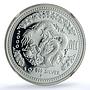 Australia 1 dollar Year Dragon KM-424 Lunar Series 1 PF 69 NGC silver coin 2000