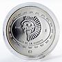 Mexico 2 pesos Disc of death silver coin 1998