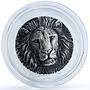 Ivory Coast 5000 francs Lion Km-142 African Wildlife Fauna 5 oz silver coin 2016