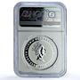 Cook Islands 2 dollars Sherlock Holmes Adventures MS 70 NGC silver coin 2007