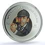 Cook Islands 2 dollars Sherlock Holmes Adventures MS 70 NGC silver coin 2007