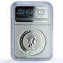 Cook Islands 2 dollars Sign of Four Sherlock Holmes MS 70 NGC silver coin 2007