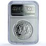 Sealand 1 dollar Orca Whale Sea Treasures Fantasy X#9 PF 68 NGC CuNi coin 1994