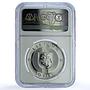 Lithuania 50 litu Baltic Way KM-123 Latvia Estonia PF 68 NGC silver coin 1999