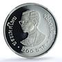 Thailand 200 baht Year Child Y#152 UNICEF Dance PF 68 NGC silver coin 1981