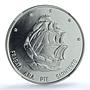 Argentina 25 pesos Sarmiento KM-138 Ibero-American Ship PF 67 NGC Ag coin 2002