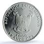 Cameroon 1000 francs Charahex Fournierae KM-50 Butterfly PF 70 NGC Ag coin 2011