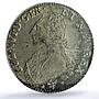 France 1 ecu Louis XVI KM-564.9 Gad-356 AU 55 PCGS silver coin 1785 L