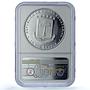Guinea Equatorial 10000 ekuele Cervantes Don Quijote PF 68 NGC silver coin 1997