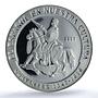Guinea Equatorial 10000 ekuele Cervantes Don Quijote PF 68 NGC silver coin 1997