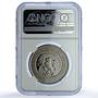 Switzerland 5 francs Albisgutli Shooting Festival H-57 PF 69 NGC CuNi coin 1998