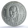 Turks Caicos Islands 20 crowns Churchill KM-2 MS 69 NGC silver coin 1974