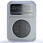 Ukraine 10 hryvnias Furrier Kushnir KM-679 Crafts MS 70 NGC silver coin 2012