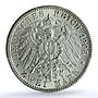 Germany Wurttemberg 2 mark Wilhelm II KM-631 J-174 MS 62 PCGS silver coin 1906 F