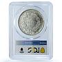 France 5 francs Second Republic KM-761 Gad-719 Ceres AU 58 PCGS silver 1850 A
