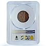 Vatican 10 centesimi Pius XI KM-2 Berman-3360 St. Peter MS 64 PCGS BN coin 1936