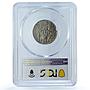 Vatican 50 centesimi KM-4 Berman-3358 Archangel Michael MS 65 PCGS Ni coin 1936