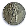 Vatican 50 centesimi KM-4 Berman-3358 Archangel Michael MS 65 PCGS Ni coin 1936