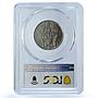Vatican 1 lira Pius XI KM-5 Berman-3357 Virgin Mary MS 64 PCGS nickel coin 1936