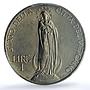 Vatican 1 lira Pius XI KM-5 Berman-3357 Virgin Mary MS 64 PCGS nickel coin 1936