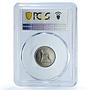 Ireland 1 reul 6 pingine pence Free State KM-5 Dog PR 66 PCGS nickel coin 1928