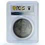 Mongolia 500 togrog Gobi Bear Wildlife Protection MS 70 PCGS silver coin 2019