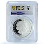 New Zealand 1 dollar Hillary KM-311 Everest Mountain PR 70 PCGS silver coin 2008