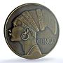 Belgium Brussels Expositon Congo Variety Matte MS 63 PCGS bronze medal 1935