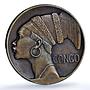 Belgium Brussels Expositon Congo Variety Matte MS 63 PCGS bronze medal 1935