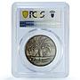 France Upper Egypt Conquest An VII Lec-10 Crocodile XF 45 PCGS silver medal 1799