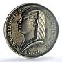 France Upper Egypt Conquest An VII Lec-10 Crocodile XF 45 PCGS silver medal 1799