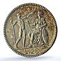 Italy 20 lire Victor Emmanuel III KM-69 AU 58 PCGS silver coin 1927 R