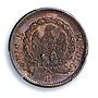 Roman Republic Italy 1/2 baiocco KM-21 Bermann-3130 MS 63 PCGS copper coin 1849