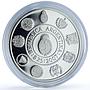 Argentina 25 pesos Basketball KM-167 Ibero-American Olympics silver coin 2007