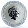 Australia 50 cents Year of the Ox KM-1750 Lunar Series 2 Bull silver coin 2009