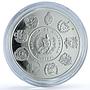Guatemala 1 quetzal Maya Kiche Ibero-American Cultural Roots silver coin 2015