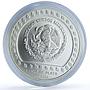 Mexico 5 pesos Guerrero Aguila KM-646 Precolombina Aztec silver coin 1993