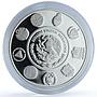 Mexico 5 pesos Juego Pelota KM-805 Ibero-American Olympics silver coin 2008