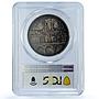 Switzerland 5 francs Lausanne Shooting Festival AU 58 PCGS silver coin 1876