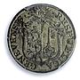 Switzerland 6 soles Geneva Lordship KM-82 Divo-1012 MS 64 PCGS billon coin 1791