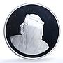 Bahrain 5 dinars WWF Wildlife Fund KM-13 Fauna Oryx Gemsbok silver coin 1986