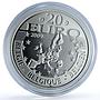 Belgium 20 euros Damian DeVeuster KM-287 Church proof silver coin 2009