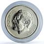 Morocco 200 dirhams GATT Y#100 Tariffs Trade Agreement BU silver coin 1994