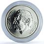 Morocco 200 dirhams Hassan II Mosque Inauguration Y#99 BU silver coin 1993